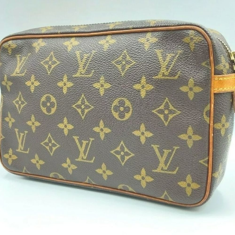 Auth Louis Vuitton Monogram Compiegne 23 M51847 Clutch Bag NS040819 - Picture 2 of 10